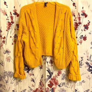 Mustard knit sweater